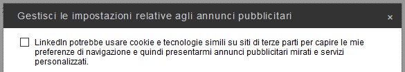 Gestione annunci pubblicitari su LinkedIn