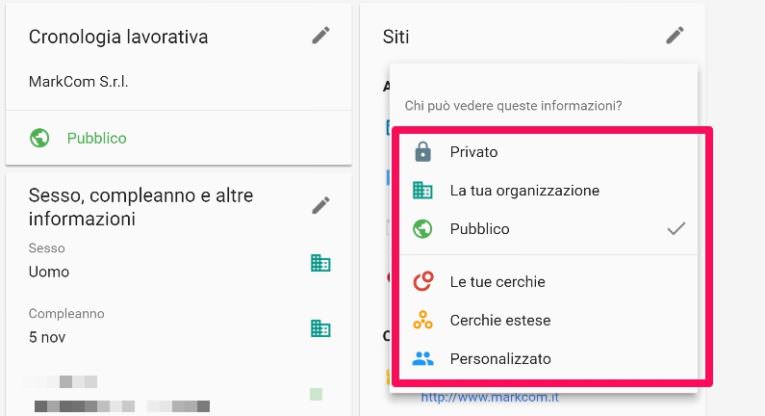 privacy-su-google-condivisione