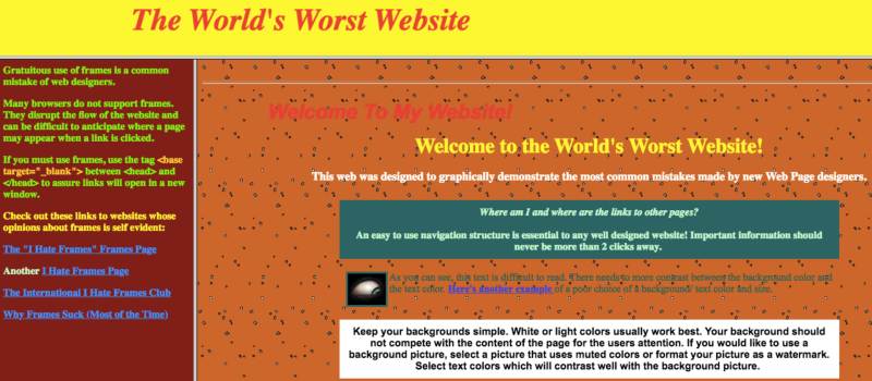 restyling del sito web