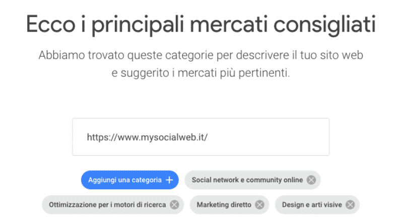 Market Finder di Google