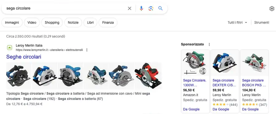 pubblicizzare e-commerce